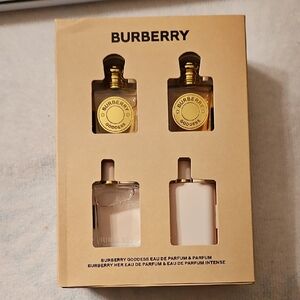Burberry Goddess Perfume Set - Gold and Clear